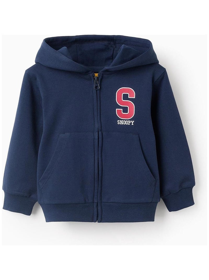 Sweatshirt Zipper sweat à capuche, thème Snoopy SNOOPY PEANUTS Bleu foncé - Kiabi