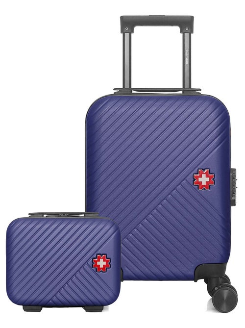 SWISS KOPPER  -  Lot de 2  -  Valise cabine XXS et vanity SPIEZ - Kiabi