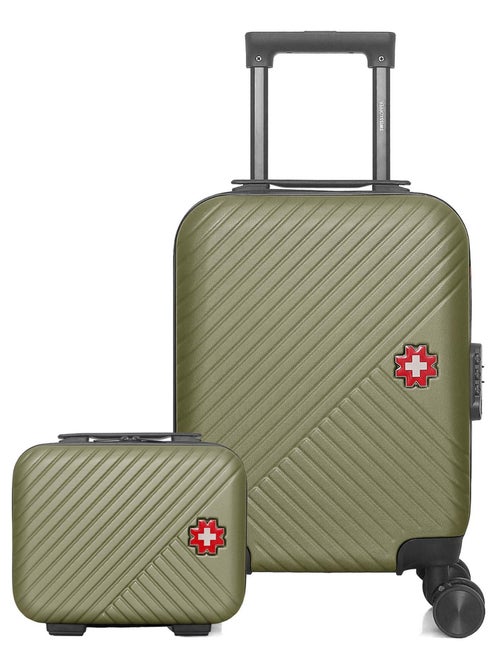 SWISS KOPPER  -  Lot de 2  -  Valise cabine XXS et vanity SPIEZ - Kiabi