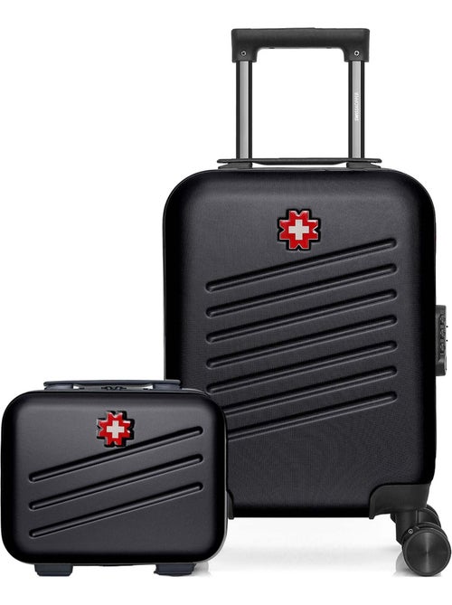 SWISS KOPPER  -  Lot de 2  -  Valise cabine XXS et vanity ZURICH - Kiabi