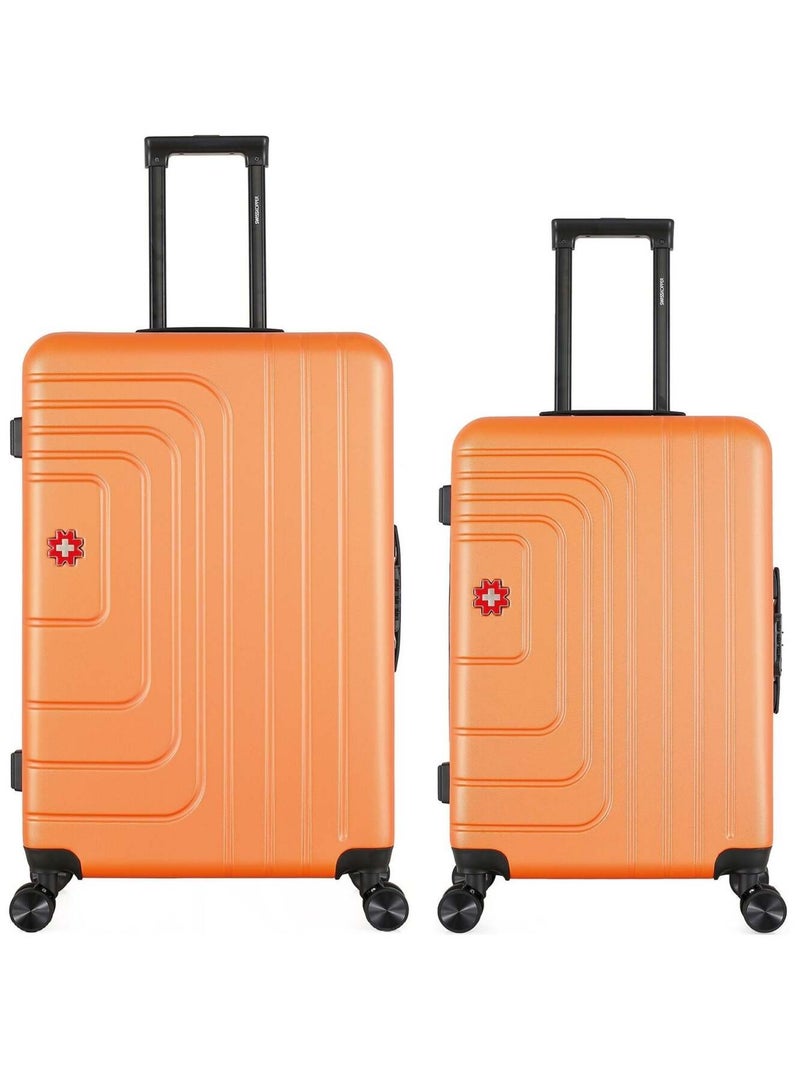 SWISS KOPPER - LOT DE 2 - Valise Grand Format et Valise Week-end RUTI Terracotta - Kiabi