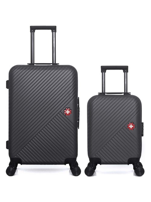 SWISS KOPPER - LOT DE 2 - Valise Week-end et Valise Cabine XXS SPIEZ - Kiabi