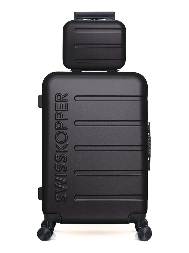 SWISS KOPPER  -  Lot de 2  -  Valise weekend et vanity AIGLE Noir - Kiabi