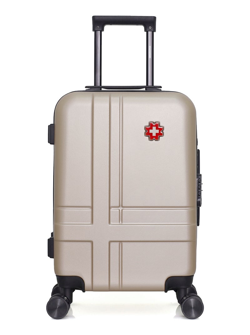 SWISS KOPPER - LOT DE 2 - Valises cabine et cabine XXS USTER Beige - Kiabi