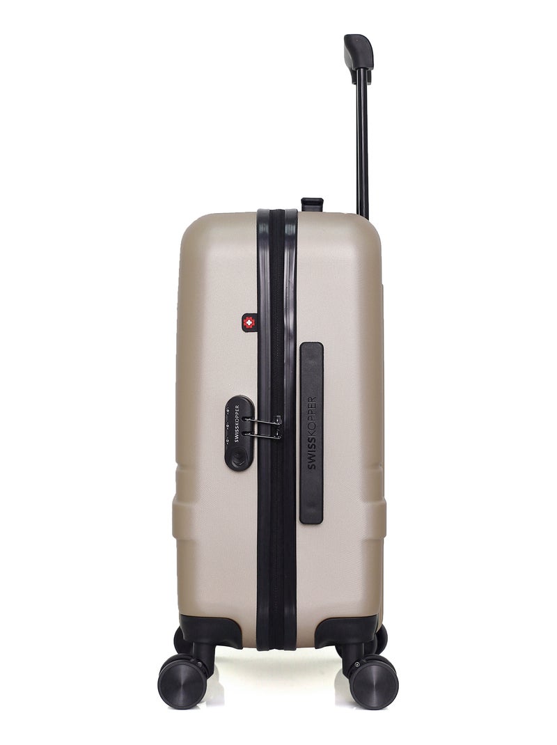 SWISS KOPPER - LOT DE 2 - Valises cabine et cabine XXS USTER Beige - Kiabi