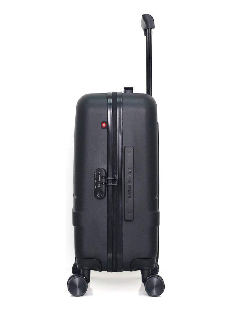 SWISS KOPPER - LOT DE 2 - Valises cabine et cabine XXS USTER Noir - Kiabi