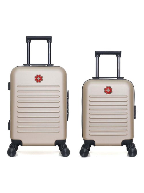 SWISS KOPPER - LOT DE 2 - Valises cabine et cabine XXS WIL - Kiabi