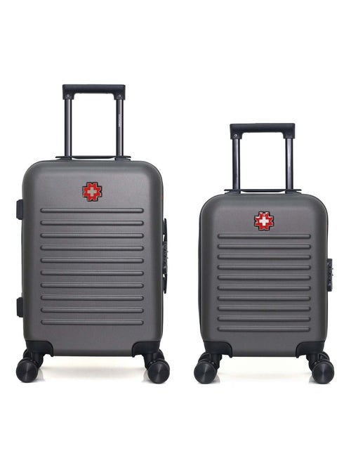 SWISS KOPPER - LOT DE 2 - Valises cabine et cabine XXS WIL - Kiabi