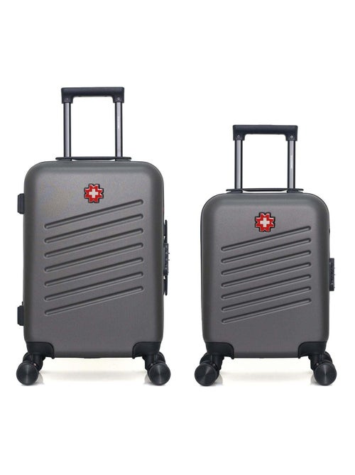 SWISS KOPPER - LOT DE 2 - Valises cabine et cabine XXS ZURICH - Kiabi