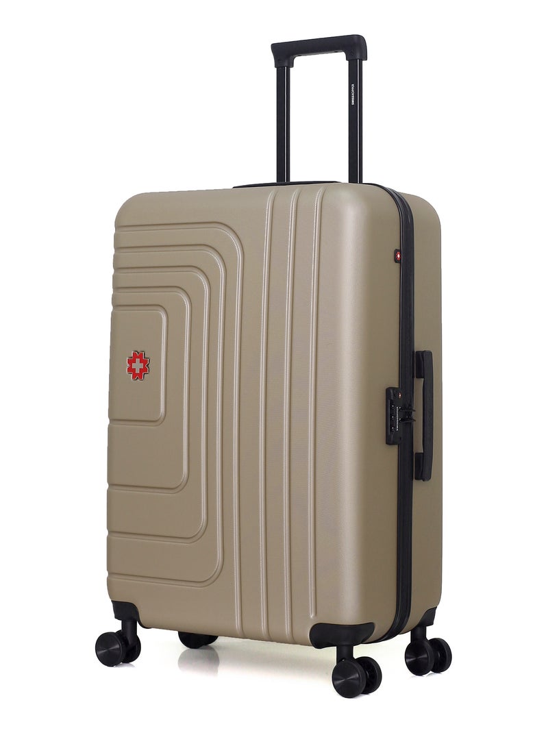 SWISS KOPPER - LOT DE 2 - Valises grand format et cabine RUTI Beige - Kiabi