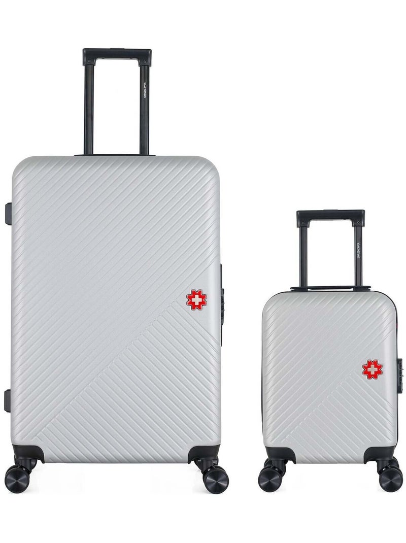 SWISS KOPPER - LOT DE 2 - Valises grand format et cabine XXS SPIEZ Gris - Kiabi