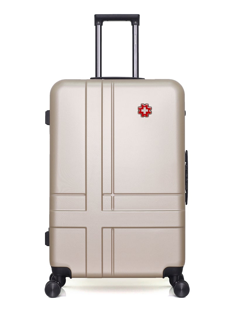 SWISS KOPPER - LOT DE 2 - Valises grand format et cabine XXS USTER Beige - Kiabi