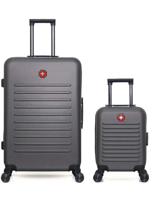 SWISS KOPPER - LOT DE 2 - Valises grand format et cabine XXS WIL - Kiabi
