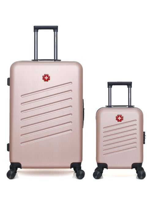 SWISS KOPPER - LOT DE 2 - Valises grand format et cabine XXS ZURICH - Kiabi