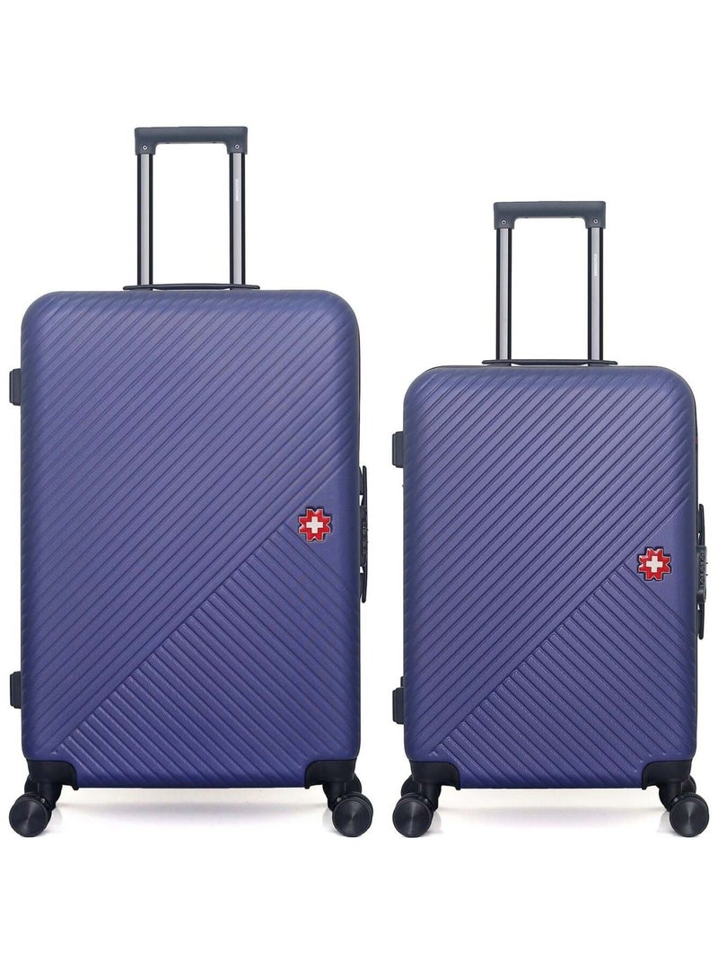 SWISS KOPPER - LOT DE 2 - Valises grand format et weekend SPIEZ Bleu marine - Kiabi