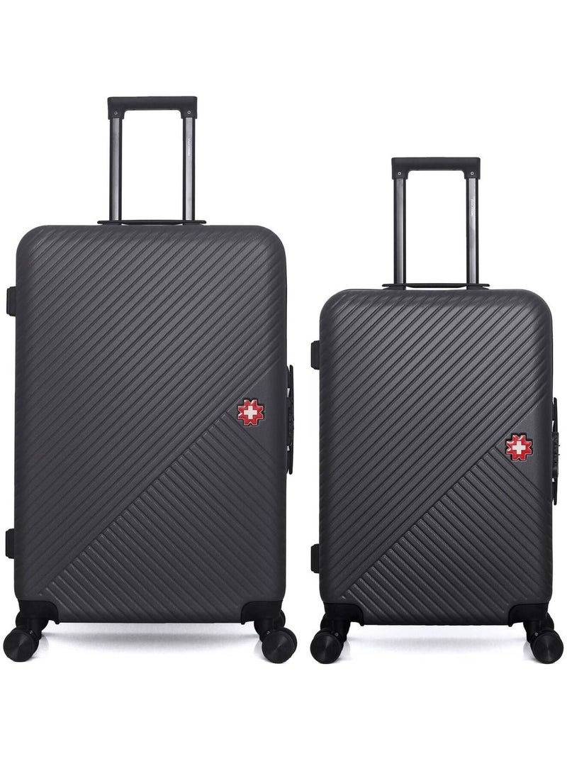 SWISS KOPPER - LOT DE 2 - Valises grand format et weekend SPIEZ Noir - Kiabi