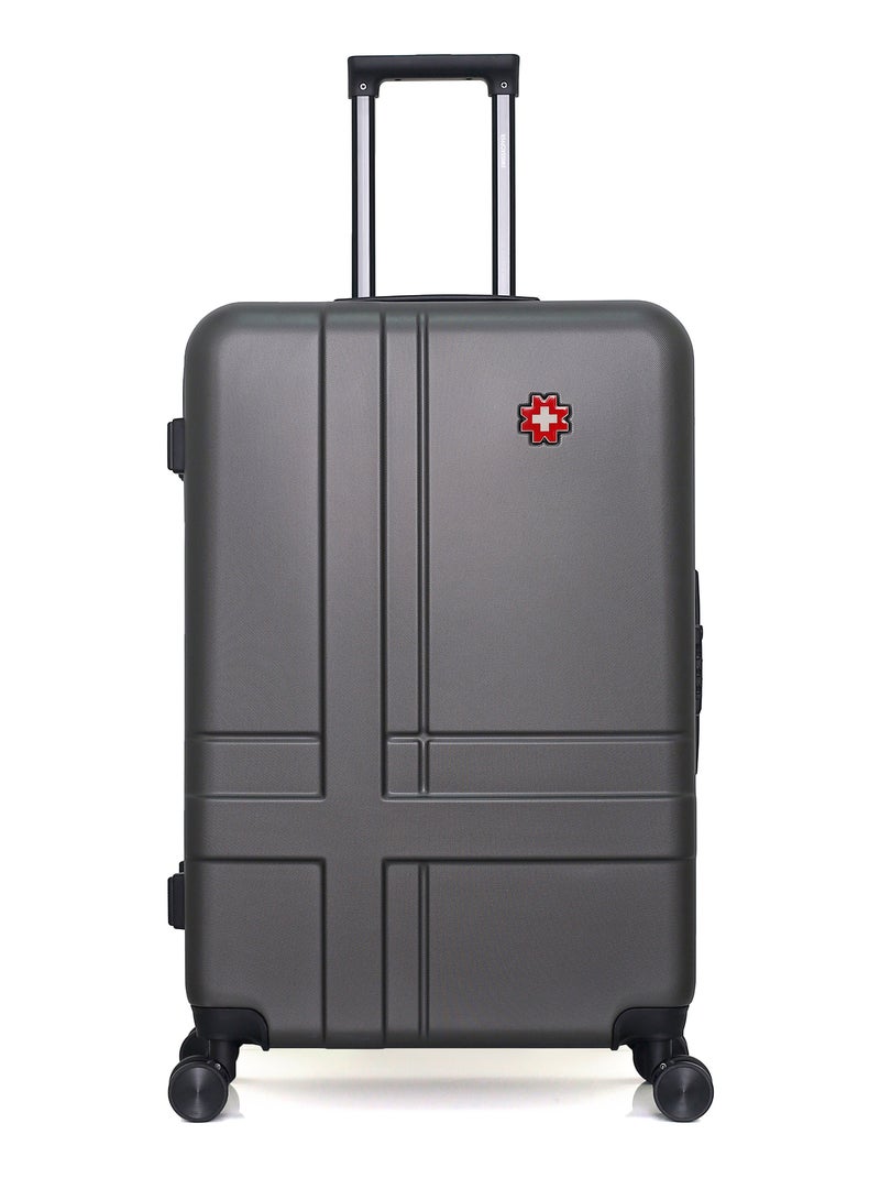 SWISS KOPPER - LOT DE 2 - Valises grand format et weekend USTER Gris foncé - Kiabi