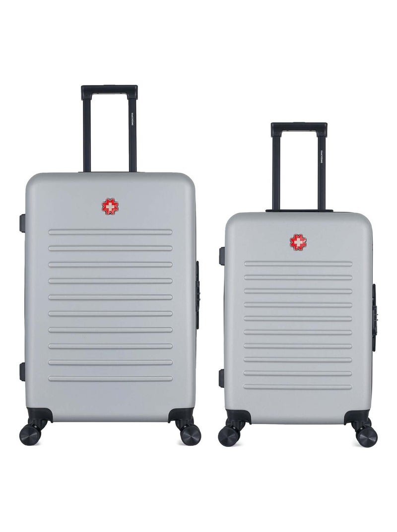 SWISS KOPPER - LOT DE 2 - Valises grand format et weekend WIL Gris - Kiabi