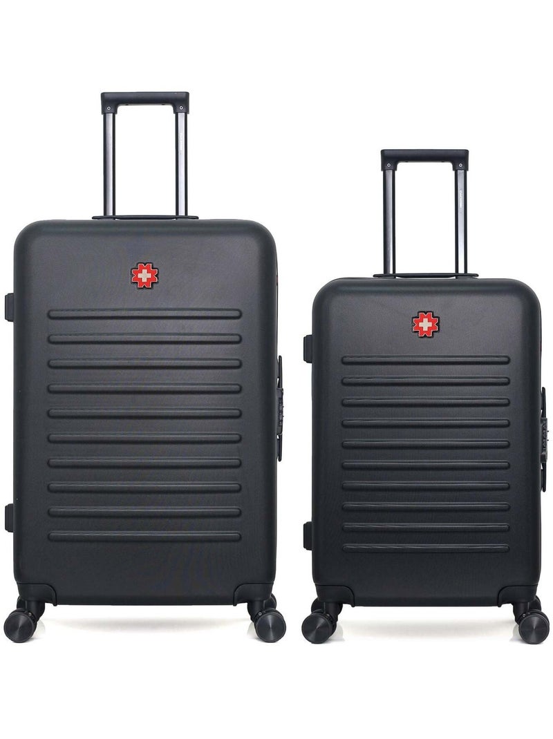 SWISS KOPPER - LOT DE 2 - Valises grand format et weekend WIL Noir - Kiabi