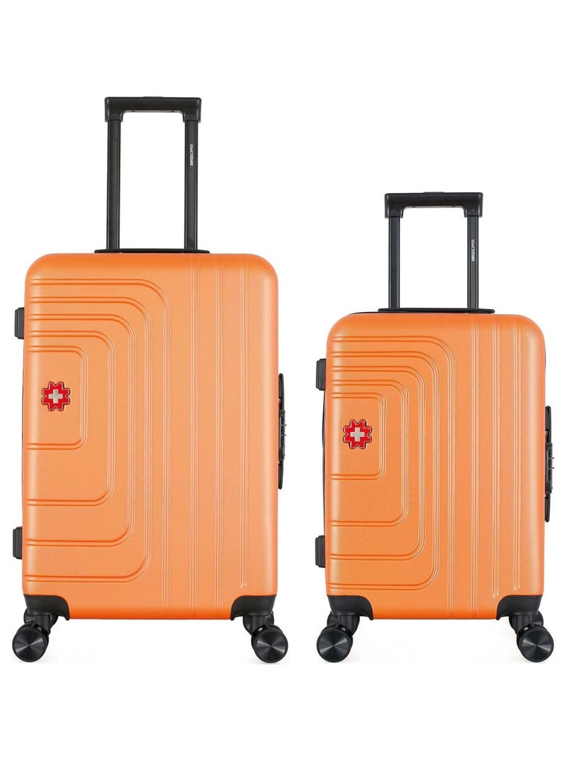 SWISS KOPPER - LOT DE 2 - Valises weekend et cabine RUTI Terracotta - Kiabi