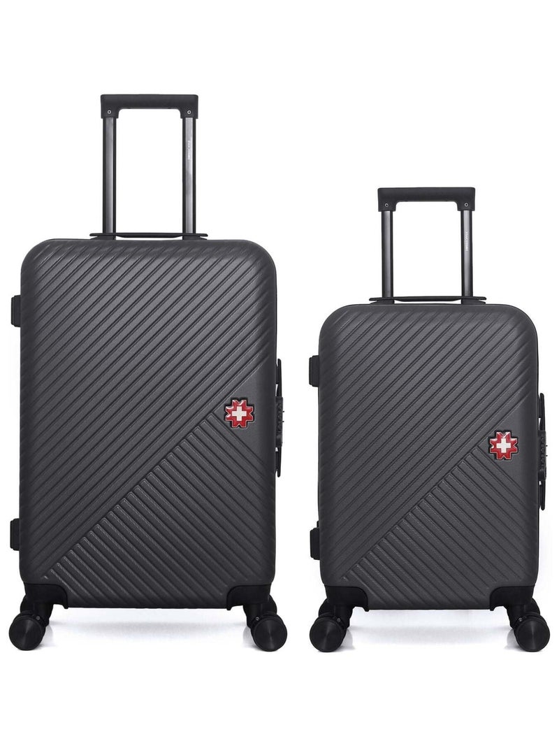 SWISS KOPPER - LOT DE 2 - Valises weekend et cabine SPIEZ Noir - Kiabi