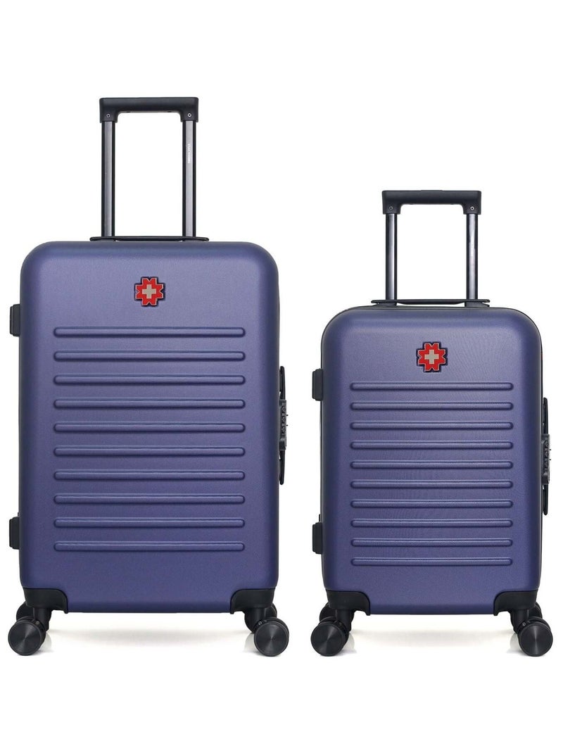 SWISS KOPPER - LOT DE 2 - Valises weekend et cabine WIL Bleu marine - Kiabi