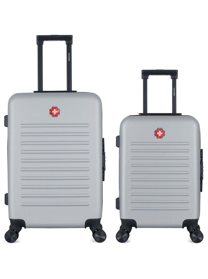 SWISS KOPPER - LOT DE 2 - Valises weekend et cabine WIL Gris - Kiabi