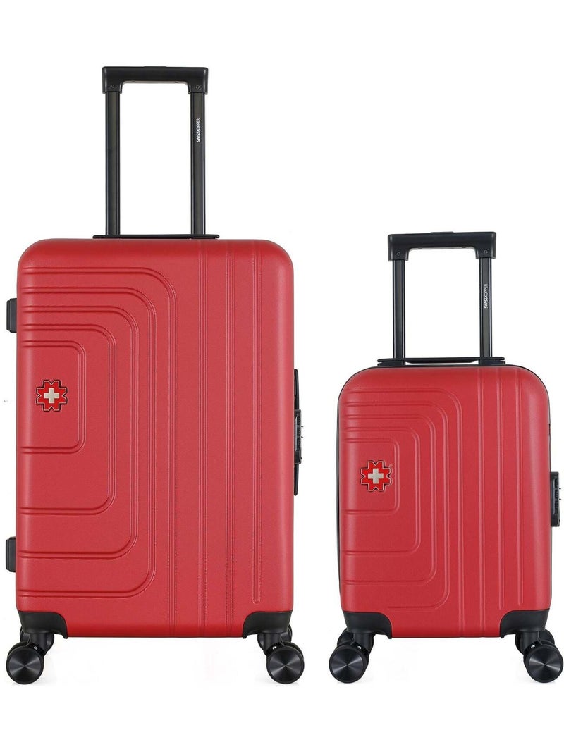 SWISS KOPPER - LOT DE 2 - Valises weekend et cabine XXS RUTI Bordeaux - Kiabi