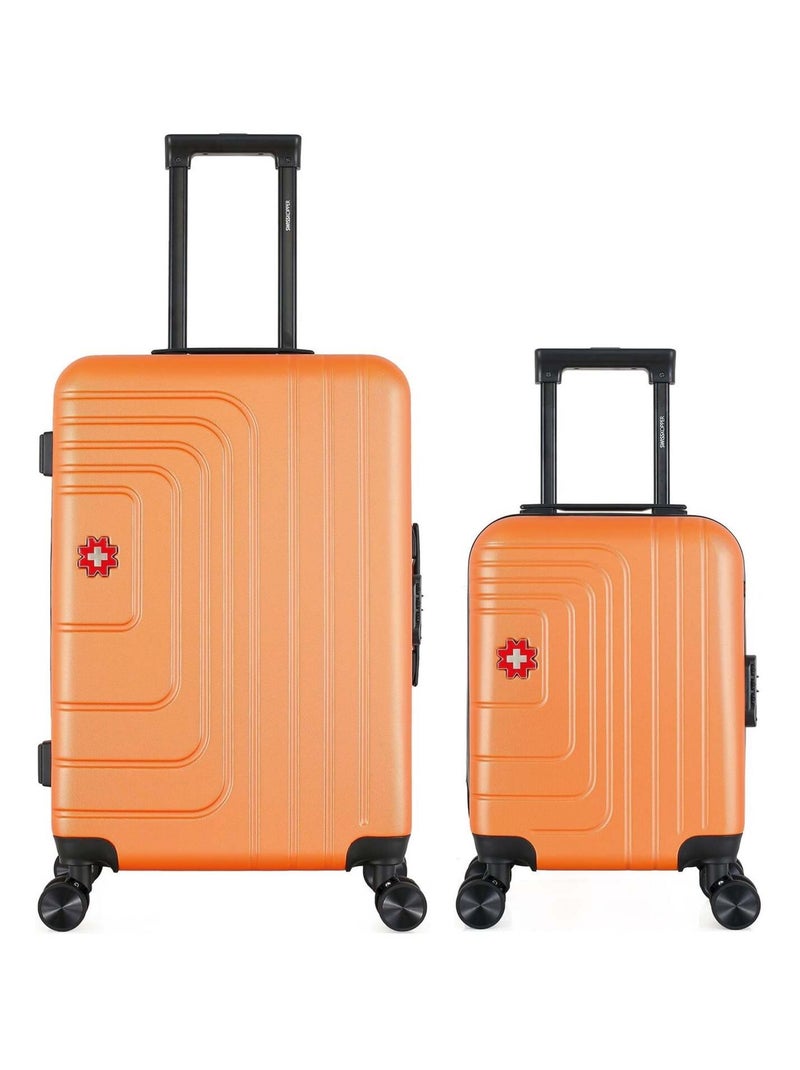 SWISS KOPPER - LOT DE 2 - Valises weekend et cabine XXS RUTI Terracotta - Kiabi