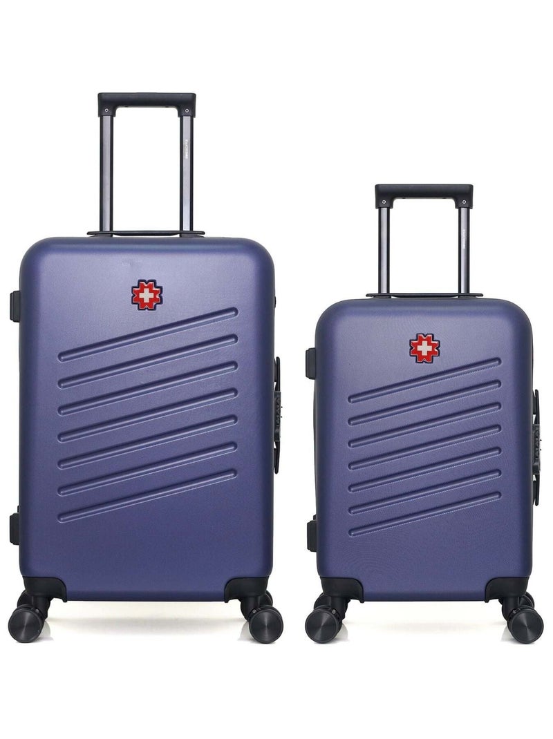 SWISS KOPPER - LOT DE 2 - Valises weekend et cabine ZURICH Bleu marine - Kiabi