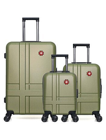 SWISS KOPPER - LOT DE 3 - Valise Grand Format, Valise Cabine et Valise Cabine XXS USTER