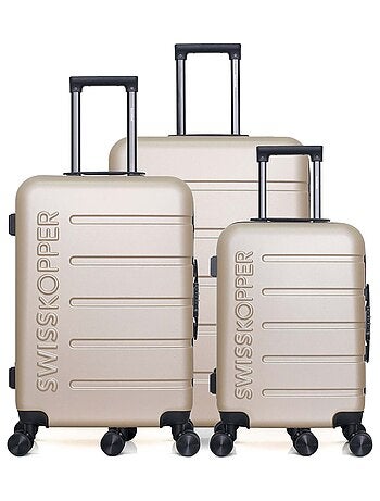 SWISS KOPPER - LOT DE 3 - Valise Grand Format, Valise Week-end et Valise Cabine AIGLE