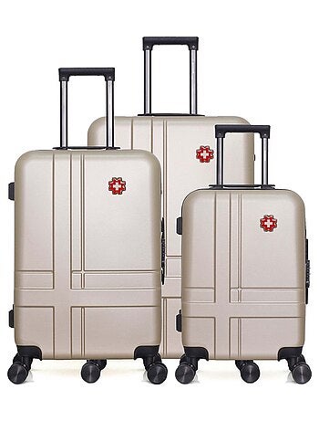 SWISS KOPPER - LOT DE 3 - Valise Grand Format, Valise Week-end et Valise Cabine USTER