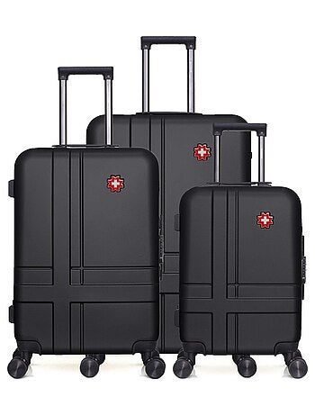 SWISS KOPPER - LOT DE 3 - Valise Grand Format, Valise Week-end et Valise Cabine USTER