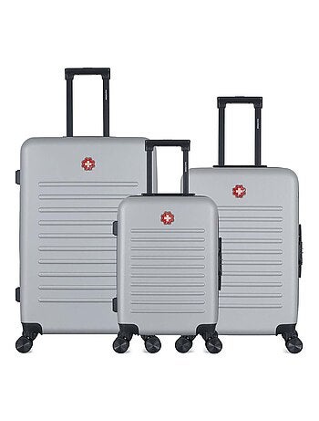 SWISS KOPPER - LOT DE 3 - Valise Grand Format, Valise Week-end et Valise Cabine WIL