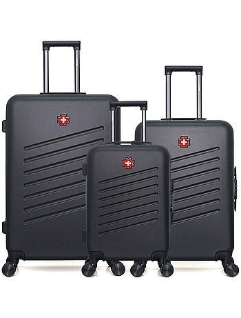 SWISS KOPPER - LOT DE 3 - Valise Grand Format, Valise Week-end et Valise Cabine ZURICH