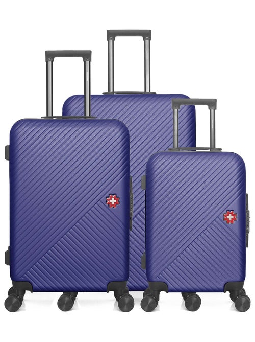 SWISS KOPPER  -  Lot de 3  -  Valise grand format, valise weekend et valise cabine SPIEZ - Kiabi