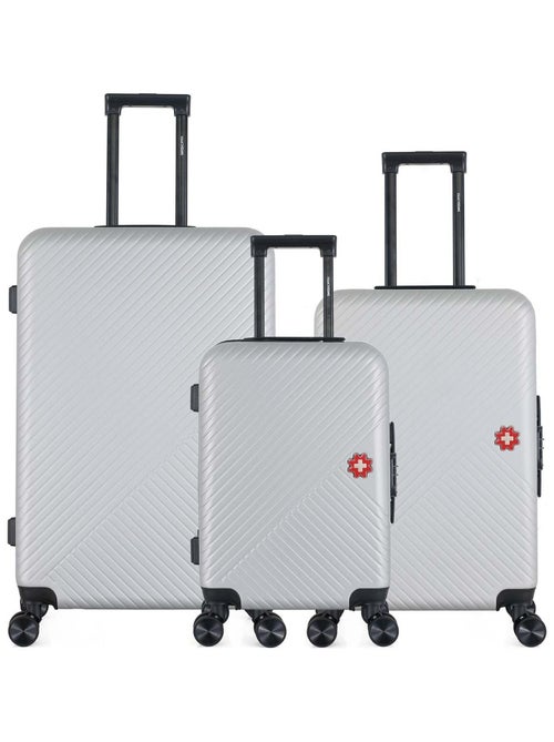 SWISS KOPPER  -  Lot de 3  -  Valise grand format, valise weekend et valise cabine SPIEZ - Kiabi