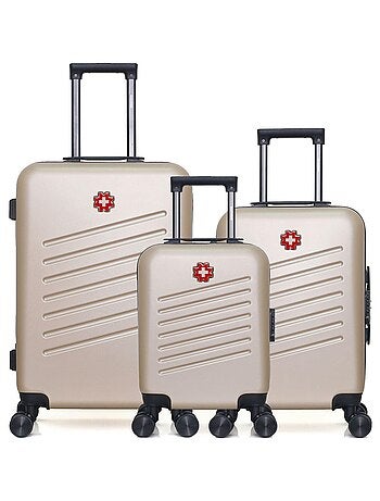 SWISS KOPPER - LOT DE 3 - Valise Week-end, Valise Cabine et Valise Cabine XXS ZURICH
