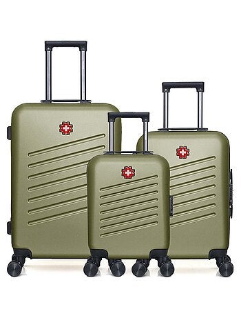 SWISS KOPPER - LOT DE 3 - Valise Week-end, Valise Cabine et Valise Cabine XXS ZURICH