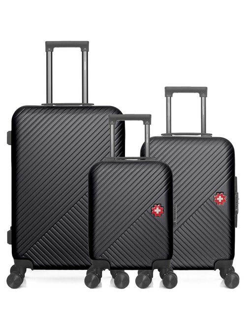 SWISS KOPPER - Lot de 3 - Valise weekend, valise cabine et valise cabine XXS SPIEZ - Kiabi