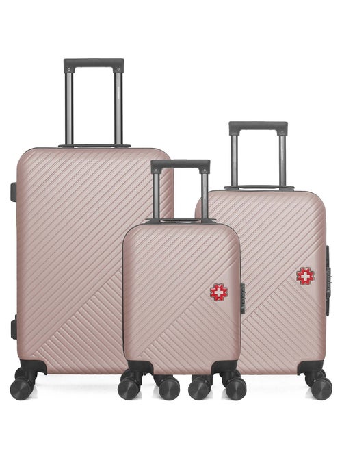 SWISS KOPPER - Lot de 3 - Valise weekend, valise cabine et valise cabine XXS SPIEZ - Kiabi