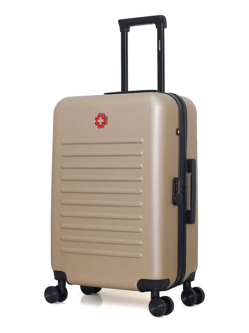 SWISS KOPPER - Lot de 3 - Valise weekend, valise cabine et valise cabine XXS WIL Beige - Kiabi