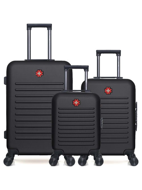 SWISS KOPPER - Lot de 3 - Valise weekend, valise cabine et valise cabine XXS WIL - Kiabi