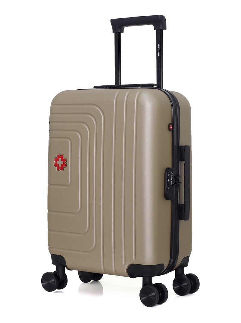 SWISS KOPPER - LOT DE 3 - Valises cabine, cabine XXS et vanity RUTI Beige - Kiabi
