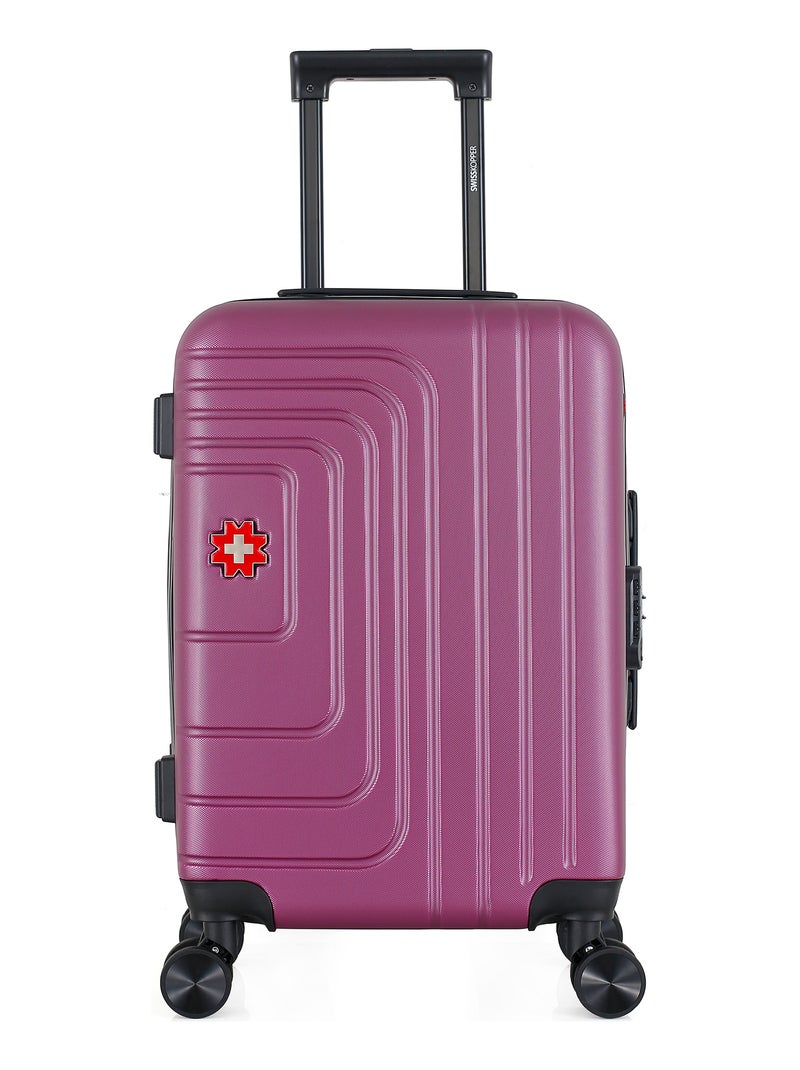 SWISS KOPPER - LOT DE 3 - Valises cabine, cabine XXS et vanity RUTI Prune - Kiabi