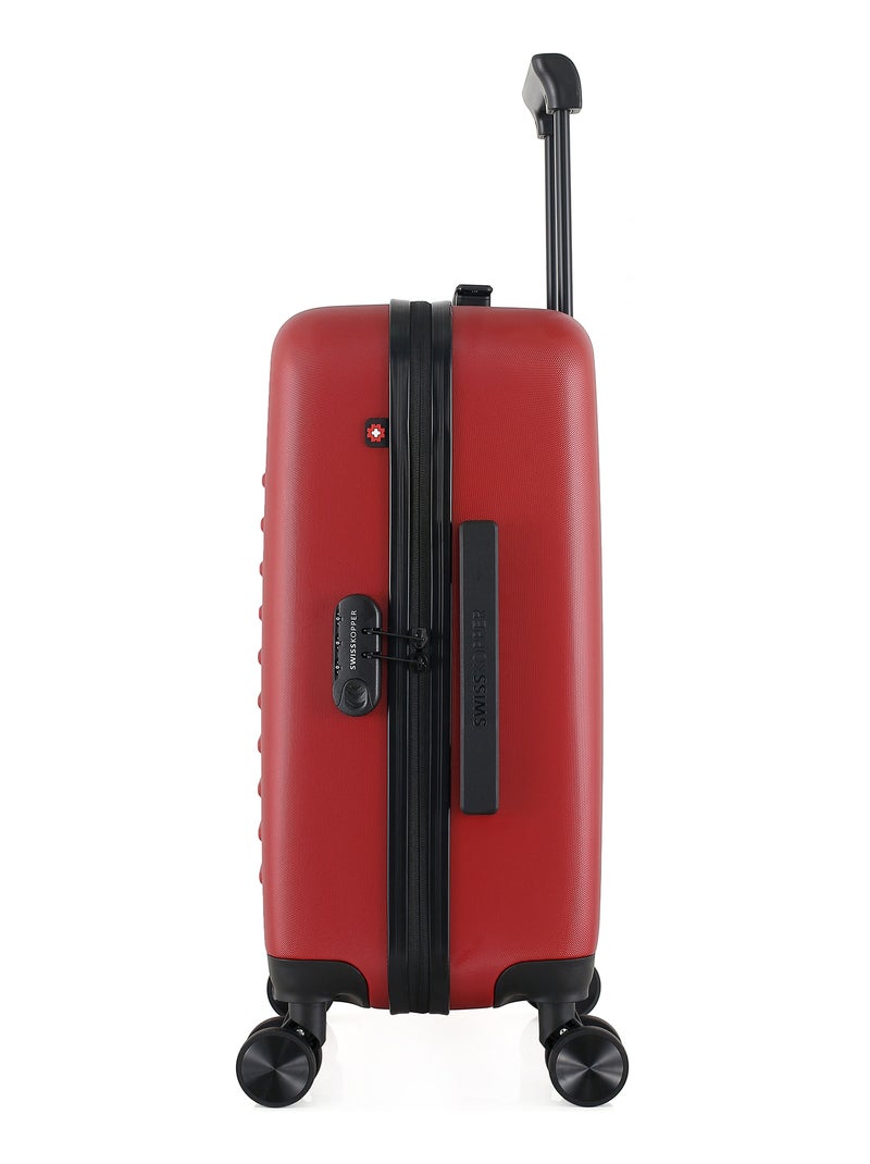 SWISS KOPPER - LOT DE 3 - Valises cabine, cabine XXS et vanity WIL Bordeaux - Kiabi