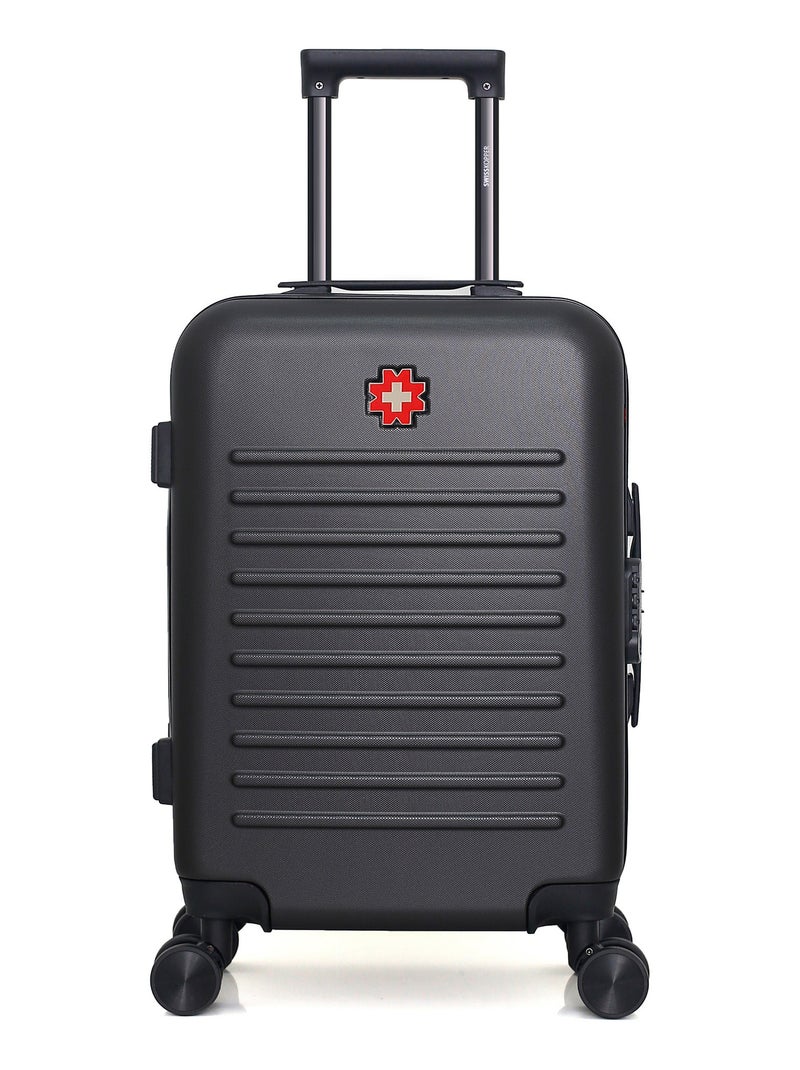 SWISS KOPPER - LOT DE 3 - Valises cabine, cabine XXS et vanity WIL Noir - Kiabi
