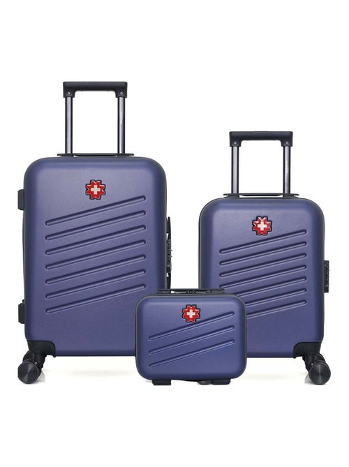 SWISS KOPPER - LOT DE 3 - Valises cabine, cabine XXS et vanity ZURICH - Kiabi