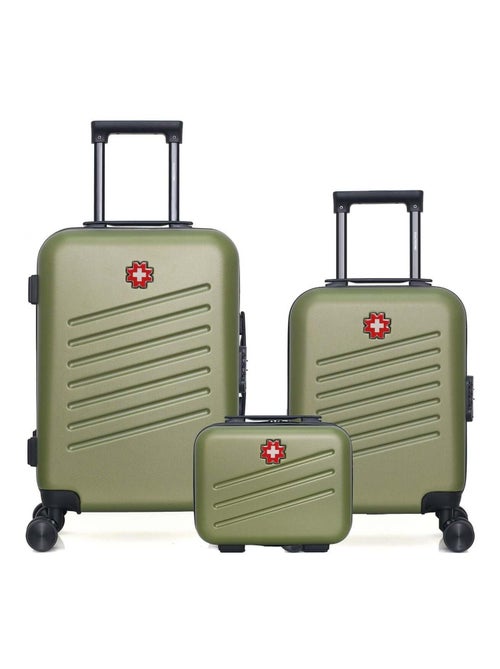 SWISS KOPPER - LOT DE 3 - Valises cabine, cabine XXS et vanity ZURICH - Kiabi